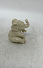 Load image into Gallery viewer, Lenox Cream Porcelain Small Baby Elephant Figurine With Gold-Tone Details