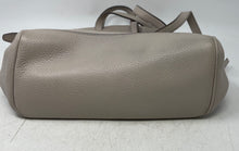 Load image into Gallery viewer, Michael Kors Womens Rhea Gray Pebbled Leather Adjustable Strap Zip Top Backpack
