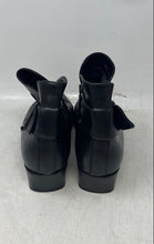 Load image into Gallery viewer, Aquatalia Womens Fiamma Black Leather Square Toe Zip Buckle Ankle Boots Size 8.5