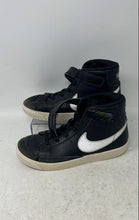 Load image into Gallery viewer, Nike Kids Blazer Mid '77 DA4087-002 Black White Lace-Up Sneaker Shoes Size 2Y
