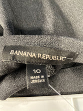 Load image into Gallery viewer, Banana Republic Womens Gray Flat Front Side Zip Devon Dress Pants Size 10 w/ Tag