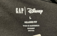 Load image into Gallery viewer, Gap Mens Black Cotton Disney Relaxed Fit Short Sleeve Pullover T-Shirt Size L