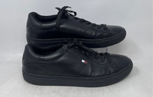 Load image into Gallery viewer, Tommy Hilfiger Mens Brecon Black Leather Lace-Up Low Top Sneaker Shoes Size 13