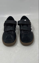 Load image into Gallery viewer, Adidas Kids VL Court 3.0 ID9156 Black Low Top Hook & Loop Sneaker Shoes Size 10K