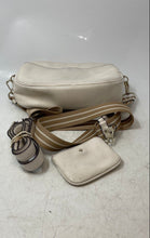 Load image into Gallery viewer, Kate Spade New York Womens White Brown Detachable Strap Crossbody Purse