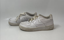 Load image into Gallery viewer, Nike Kids Air Force 1 Low 314192-117 White Low Top Lace-Up Sneaker Shoes Size 4Y
