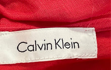Load image into Gallery viewer, Calvin Klein Womens Coral Sleeveless Hooded Full-Zip Tunic Blouse Top Size 2X