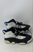 Load image into Gallery viewer, Nike Kids Air Jordan 6 Rings 323432-142 Black White Basketball Shoes Size 2
