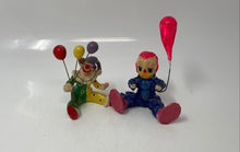 Load image into Gallery viewer, Lot Of 2 Pcs Multicolor Collectible Holding Balloons Decorative Clown Figurines
