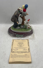 Load image into Gallery viewer, Flambro Multicolor Emmett Kelly Jr 70th Birthday Mail Decorative Clown Figurine