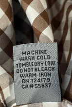 Load image into Gallery viewer, Johnston Murphy Mens White Plaid Long Sleeve Button-Up Shirt Size XL