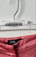 Load image into Gallery viewer, Zara Womens Pink Flat Front Comfort Pockets Wide-Leg Trouser Pants Size S