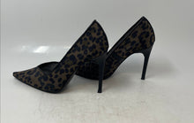 Load image into Gallery viewer, Steve Madden Womens Roz Black Animal Print Pointed Toe Stiletto Pump Heels Sz 5