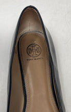 Load image into Gallery viewer, Authentic Tory Burch Womens Black Leather Ballet Flats Size 10.5 M Damaged