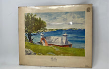 Load image into Gallery viewer, Collectible Reproduction Watercolor Blue Bay By Adolph Treidler Wall Art Print