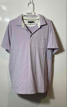 Load image into Gallery viewer, Banana Republic Mens Purple Heather Short Sleeve Golf Polo Shirt Size L