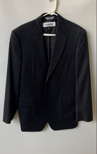 Load image into Gallery viewer, Jos. A. Bank Mens Blue Striped Long Sleeve Notch Lapel One-Button Blazer Size 41
