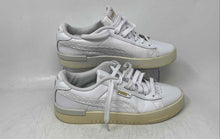 Load image into Gallery viewer, Puma Womens Jada Dboss 391738-01 White Leather Low Top Sneakers Shoes Size 8