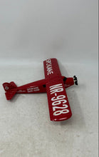 Load image into Gallery viewer, Vintage Ertl Wings Of Texaco Spokane NR-9628 Airplane Red Diecast Coin Bank