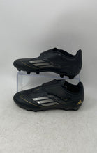 Load image into Gallery viewer, Adidas Boys Adizero F50 Club IF1387 Black Hook & Loop Low Top Soccer Shoes Sz 4