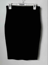 Load image into Gallery viewer, Express Womens Black Regular Fit Pull-On Straight & Pencil Skirt Size S