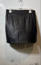 Load image into Gallery viewer, Zara Womens Black Back Zip Side Slit Short Mini Skirt Size Medium