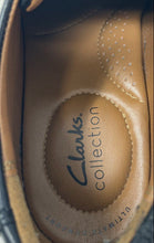Load image into Gallery viewer, Clarks Collection Mens Tilden 15770 Black Leather Oxford Dress Shoes Size 8M