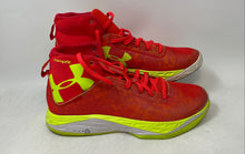 Load image into Gallery viewer, Under Armour Mens Fireshot 1269276-669 Red Green Lace-Up Sneaker Shoes Size 9.5