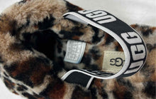 Load image into Gallery viewer, UGG Womens Fluff Yeah Multicolor Animal Print Open Toe Slide Slippers Size 7