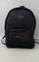 Load image into Gallery viewer, Dagne Dover Bally Sport Mens Black Adjustable Shoulder Strap Zip Pocket Backpack