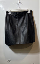 Load image into Gallery viewer, Zara Womens Black Back Zip Side Slit Short Mini Skirt Size Medium