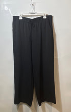 Load image into Gallery viewer, New York Clothing Co. Womens Black Straight Leg Drawstring Sweatpants Size PXL