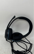 Load image into Gallery viewer, Cyber Acoustics AC-5014 Black Blue Durable USB-C Stereo Headset Untested