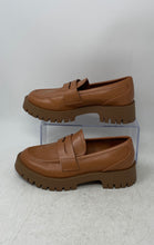 Load image into Gallery viewer, Madden Girl Womens Harlee Brown Slip-On Platform Penny Loafer Shoes Size 6M