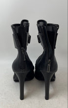Load image into Gallery viewer, Karl Lagerfeld Womens Blayze Black Peep Toe Back Zip Ankle Booties Size 8.5 M