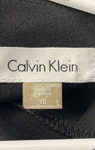 Load image into Gallery viewer, Calvin Klein Womens Black 3/4 Bell Sleeve Boat Neck Sheath Dress Size 10