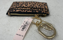 Load image into Gallery viewer, Victoria's Secret Womens Black Brown Animal Print Wristlet Wallet With Tag
