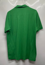 Load image into Gallery viewer, Lacoste Mens Green Cotton Classic Fit Spread Collar Short Sleeve Polo Shirt Sz L
