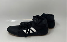 Load image into Gallery viewer, Adidas Mens HVC 2 AQ3325 Black White Round Toe Lace-Up Sneakers Shoes Size 11.5
