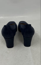 Load image into Gallery viewer, Kurt Geiger Womens Navy Blue Leather Square Toe Slip-On Pump Heels Size EU 37.5