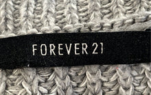 Load image into Gallery viewer, Forever 21 Womens Gray Long Sleeve Round Neck Knitted Pullover Sweater No Size