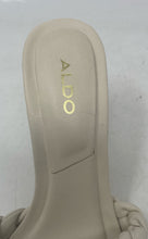 Load image into Gallery viewer, Aldo Womens Milano Beige Braided Open Toe Slip-On Slide Sandals Size 7.5