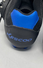 Load image into Gallery viewer, Kescoo Womens Black Blue Round Toe Hook & Loop Cycling Shoes Size 37