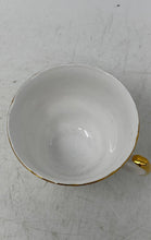 Load image into Gallery viewer, Set Of 2 Pcs Crownford White Fine Bone China Floral Round Tea Cup & Saucer Set