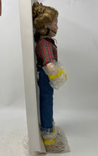 Load image into Gallery viewer, Danbury Mint Prom Dress Plaid Shirt Jeans Extra White Dress Porcelain Doll