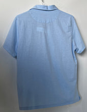 Load image into Gallery viewer, Cotton & Colors Mens Light Blue Short Sleeve Collared Golf Polo Shirt Size L