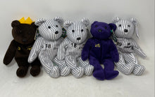 Load image into Gallery viewer, Lot Of 5 Pcs 1998 Salvino's Bamm Beano's Mixed Variety Plush Bear Toys With Tags