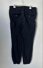 Load image into Gallery viewer, H&M Womens Blue Flat Front Elastic Waist Regular Fit Cargo Jogger Pants Size M