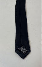 Load image into Gallery viewer, Oscar De La Renta Mens Black Keeper Loop Adjustable Pointed Tie