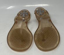 Load image into Gallery viewer, Authentic Tory Burch Womens Mini Miller Clear Slip-On Flat Thong Sandals Size 8